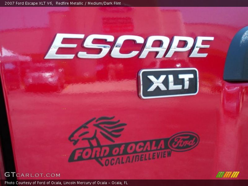 Redfire Metallic / Medium/Dark Flint 2007 Ford Escape XLT V6