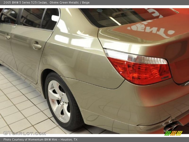 Olivine Green Metallic / Beige 2005 BMW 5 Series 525i Sedan