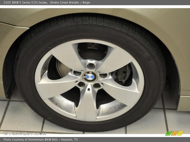 Olivine Green Metallic / Beige 2005 BMW 5 Series 525i Sedan