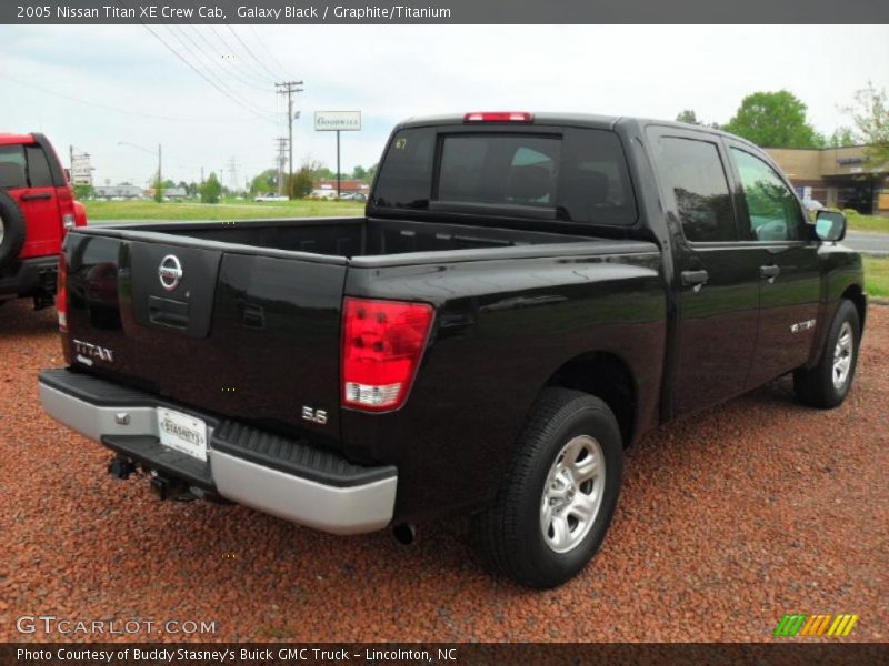 Galaxy Black / Graphite/Titanium 2005 Nissan Titan XE Crew Cab