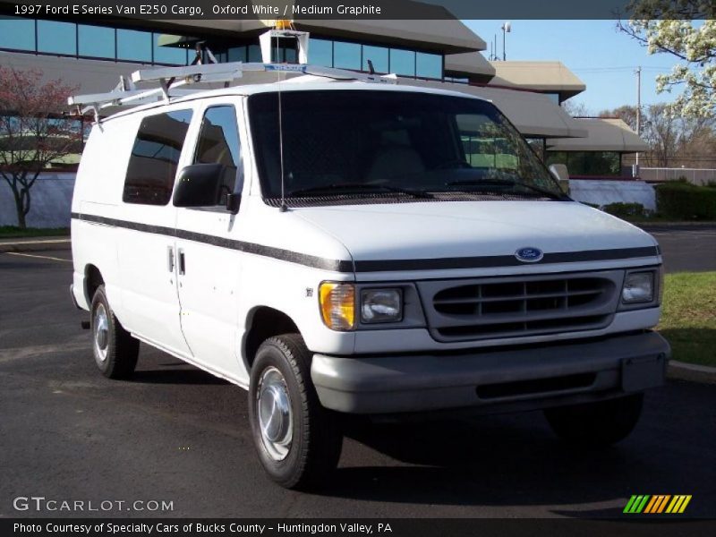 Oxford White / Medium Graphite 1997 Ford E Series Van E250 Cargo