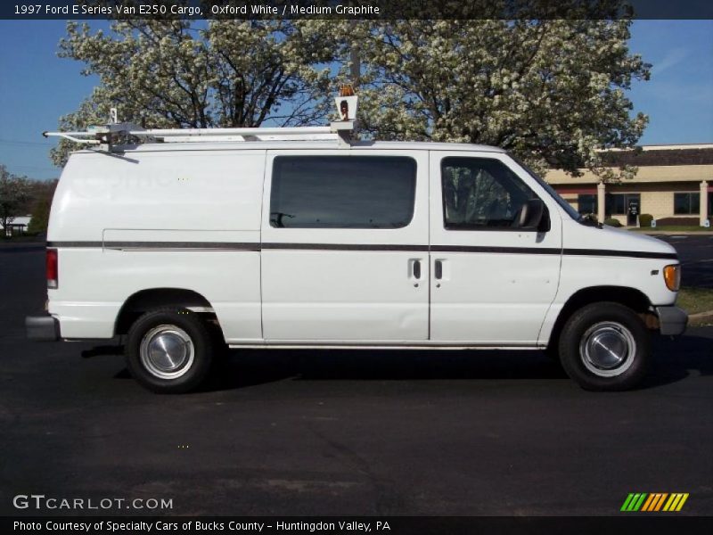 Oxford White / Medium Graphite 1997 Ford E Series Van E250 Cargo