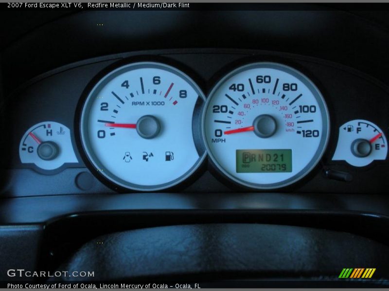 Redfire Metallic / Medium/Dark Flint 2007 Ford Escape XLT V6