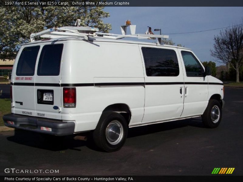 Oxford White / Medium Graphite 1997 Ford E Series Van E250 Cargo