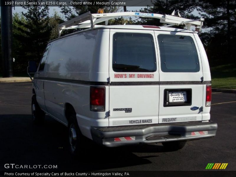 Oxford White / Medium Graphite 1997 Ford E Series Van E250 Cargo