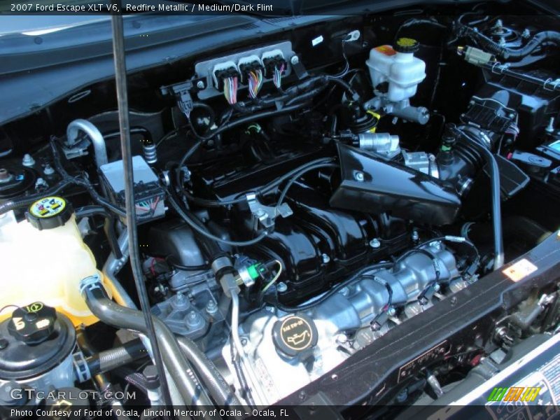 Redfire Metallic / Medium/Dark Flint 2007 Ford Escape XLT V6
