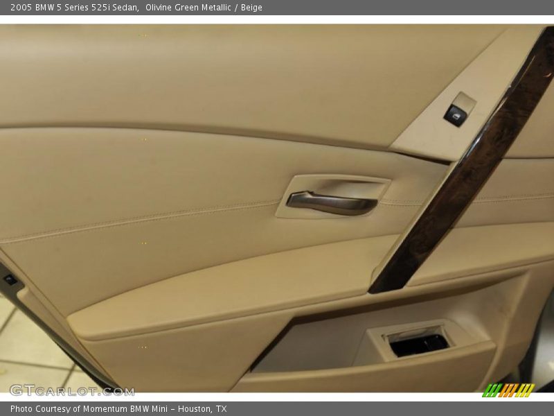 Olivine Green Metallic / Beige 2005 BMW 5 Series 525i Sedan