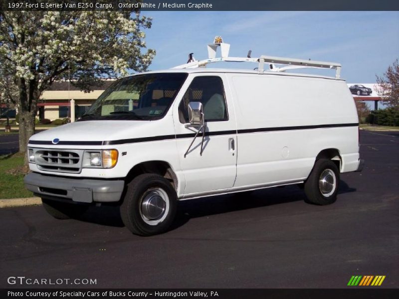 Oxford White / Medium Graphite 1997 Ford E Series Van E250 Cargo