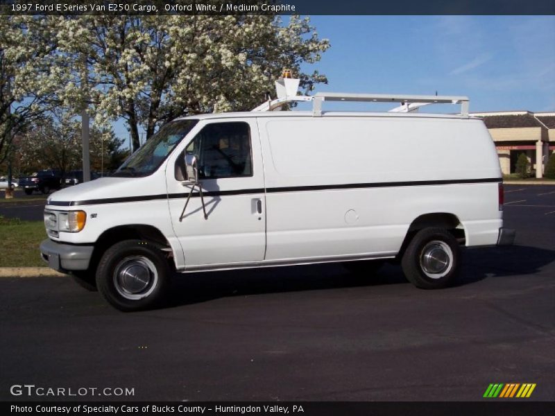 Oxford White / Medium Graphite 1997 Ford E Series Van E250 Cargo