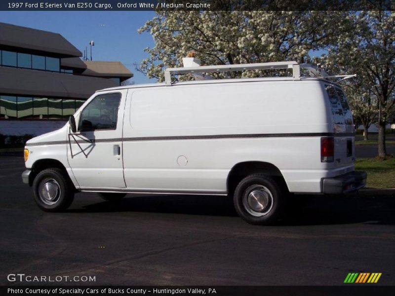 Oxford White / Medium Graphite 1997 Ford E Series Van E250 Cargo