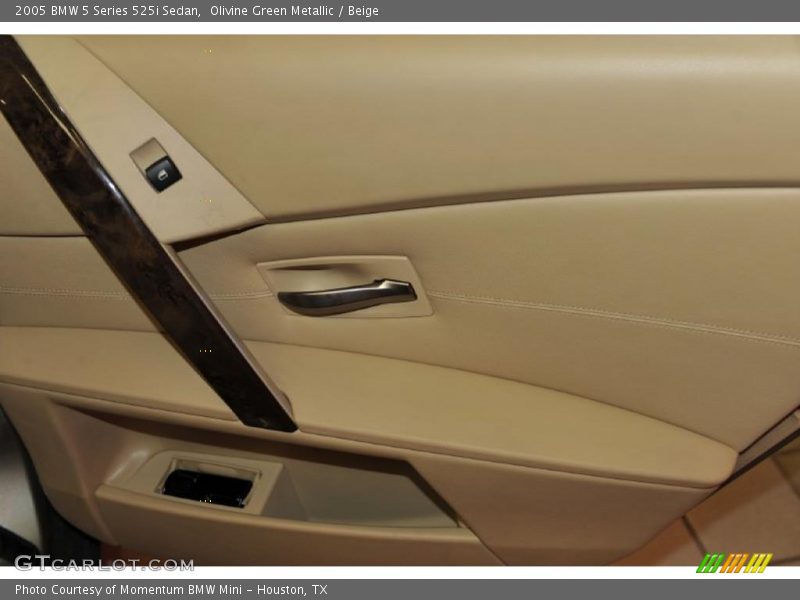 Olivine Green Metallic / Beige 2005 BMW 5 Series 525i Sedan