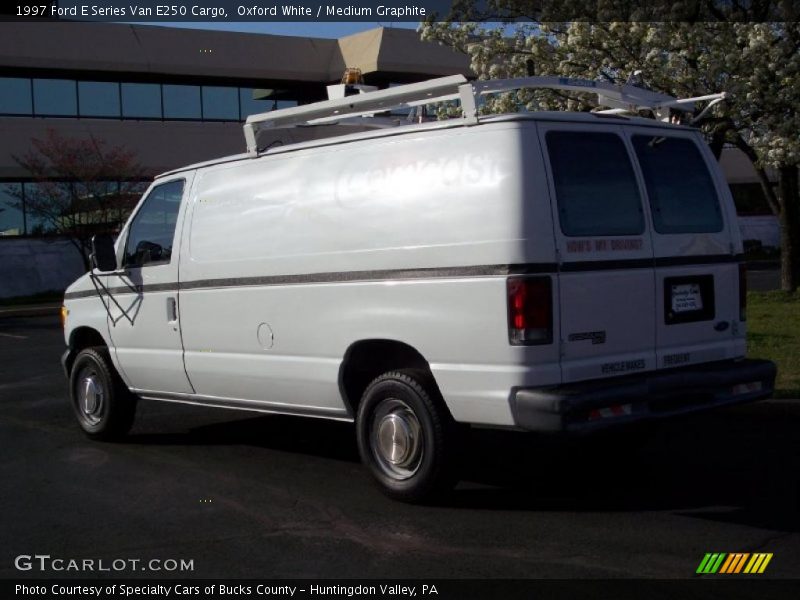 Oxford White / Medium Graphite 1997 Ford E Series Van E250 Cargo