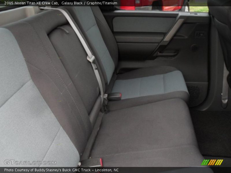 Galaxy Black / Graphite/Titanium 2005 Nissan Titan XE Crew Cab