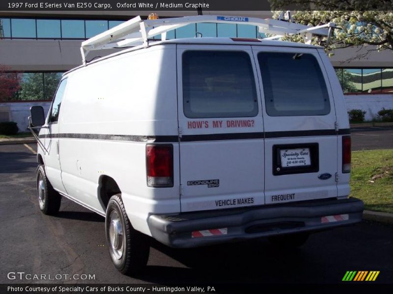 Oxford White / Medium Graphite 1997 Ford E Series Van E250 Cargo