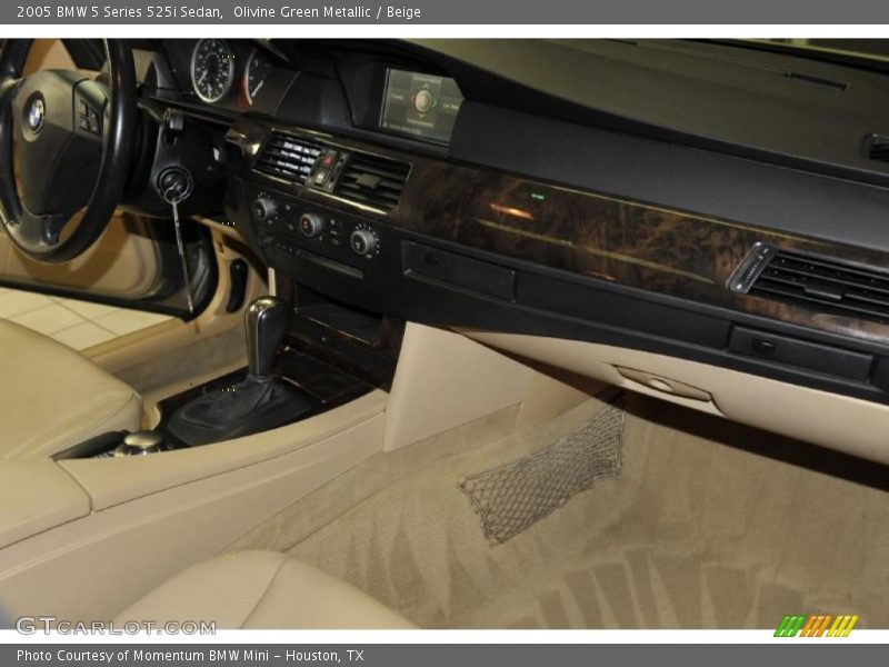 Olivine Green Metallic / Beige 2005 BMW 5 Series 525i Sedan