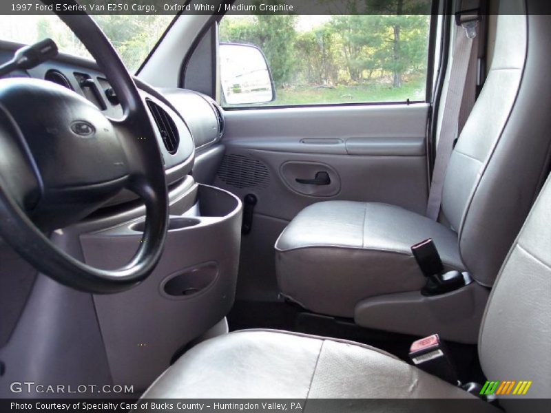 Oxford White / Medium Graphite 1997 Ford E Series Van E250 Cargo