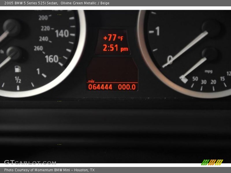 Olivine Green Metallic / Beige 2005 BMW 5 Series 525i Sedan