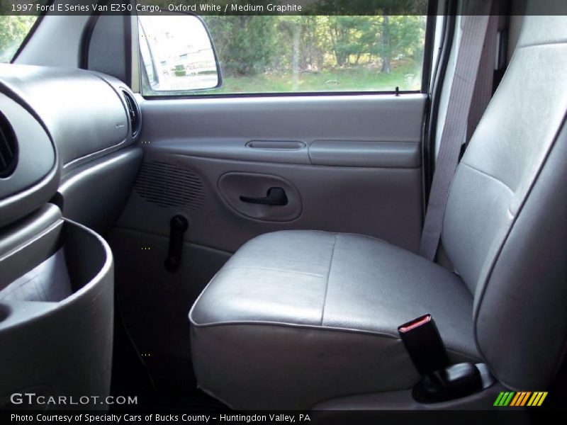 Oxford White / Medium Graphite 1997 Ford E Series Van E250 Cargo