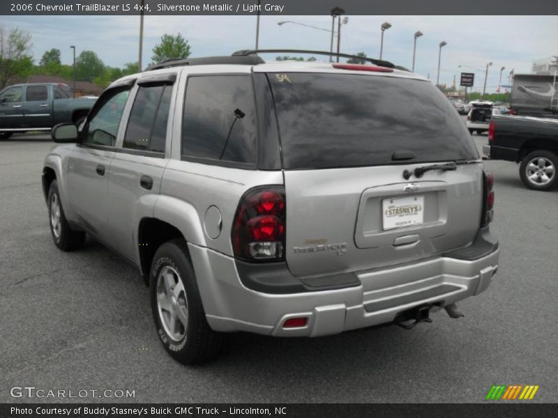 Silverstone Metallic / Light Gray 2006 Chevrolet TrailBlazer LS 4x4