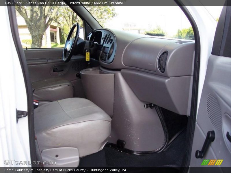 Oxford White / Medium Graphite 1997 Ford E Series Van E250 Cargo