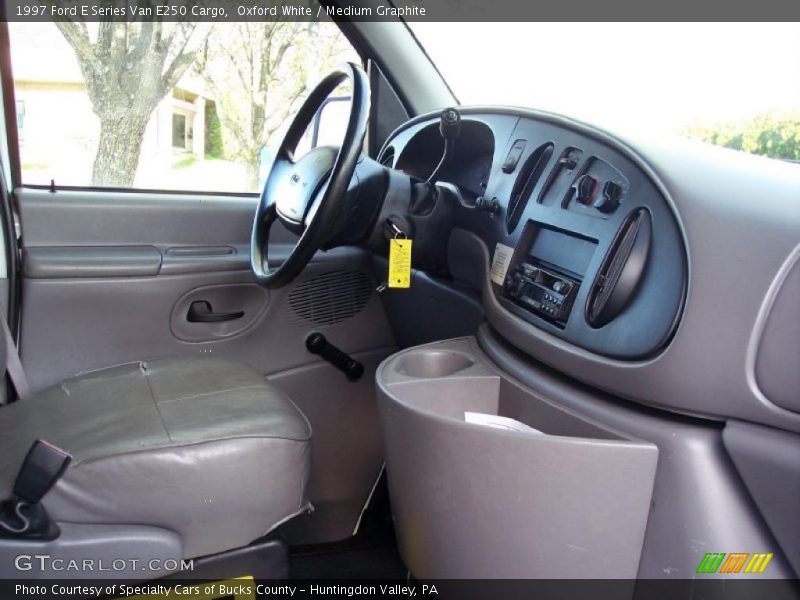 Oxford White / Medium Graphite 1997 Ford E Series Van E250 Cargo
