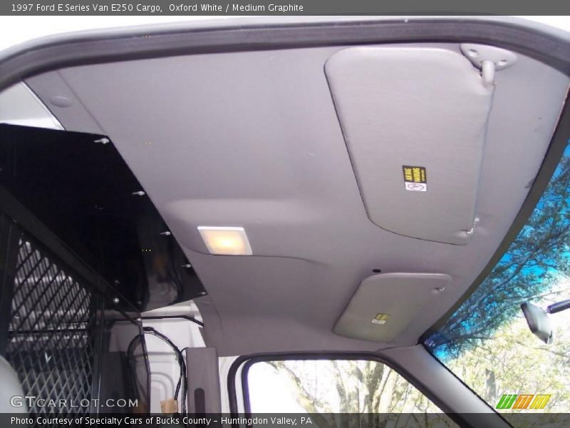 Oxford White / Medium Graphite 1997 Ford E Series Van E250 Cargo