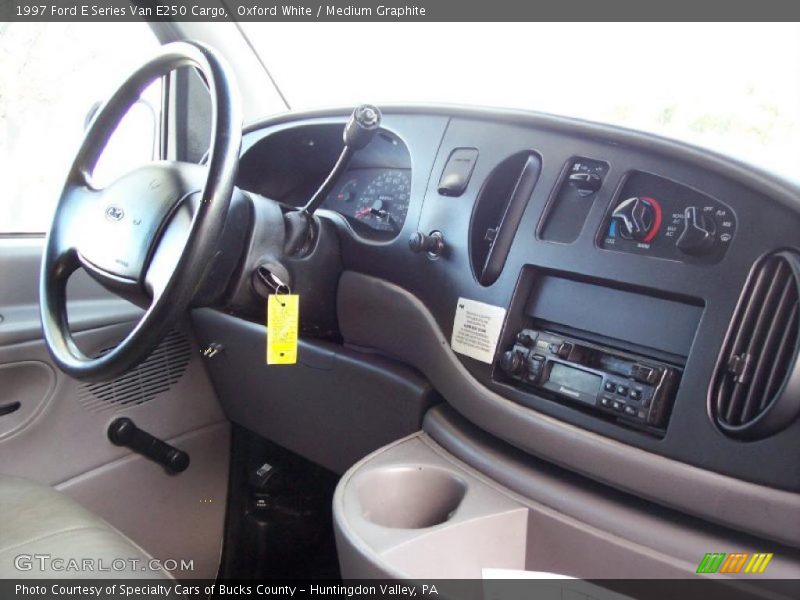 Oxford White / Medium Graphite 1997 Ford E Series Van E250 Cargo
