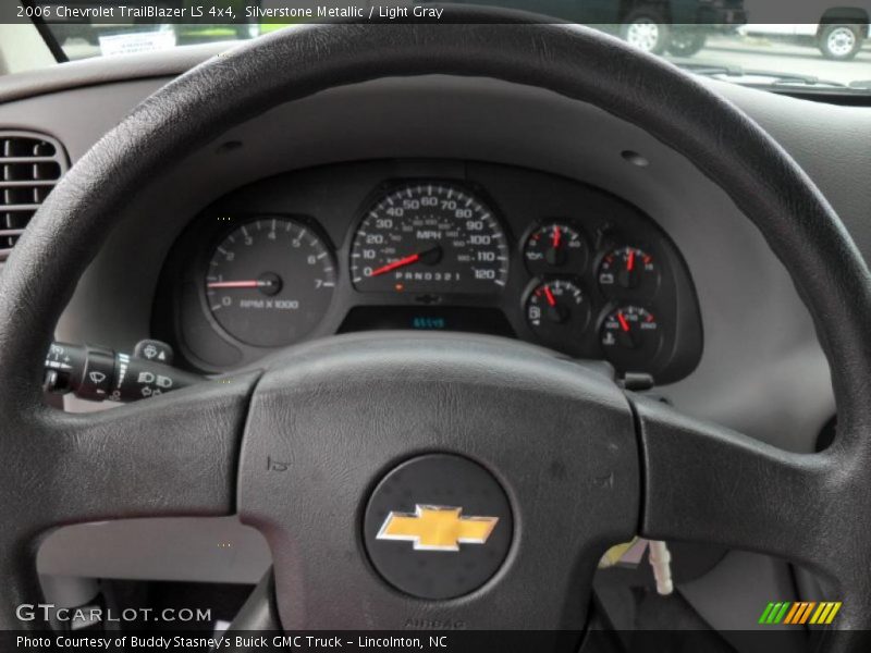 Silverstone Metallic / Light Gray 2006 Chevrolet TrailBlazer LS 4x4