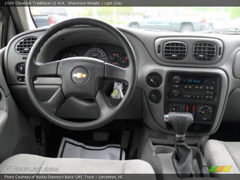 Silverstone Metallic / Light Gray 2006 Chevrolet TrailBlazer LS 4x4
