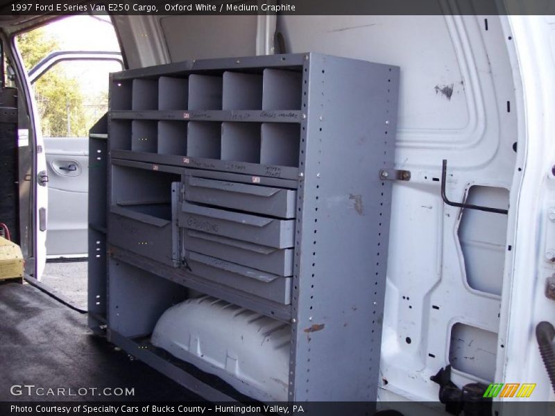 Oxford White / Medium Graphite 1997 Ford E Series Van E250 Cargo