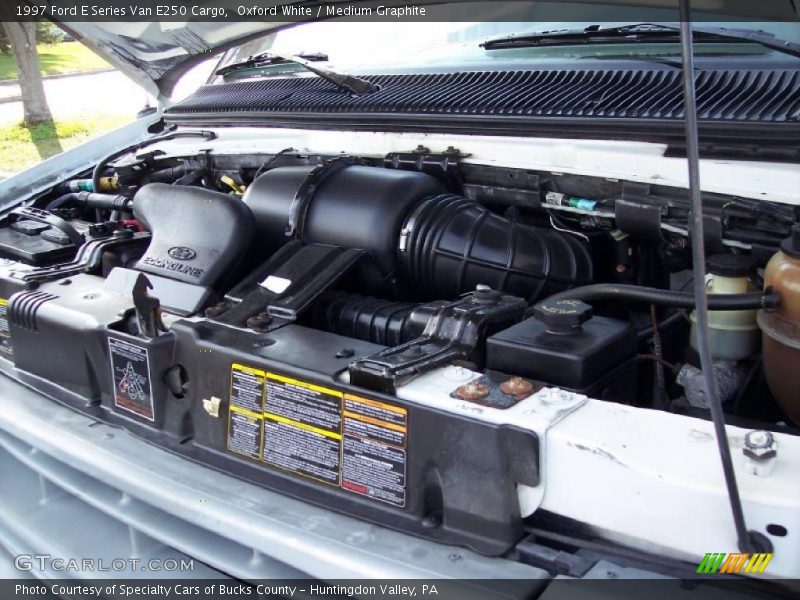 Oxford White / Medium Graphite 1997 Ford E Series Van E250 Cargo