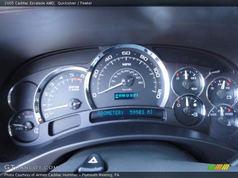 Quicksilver / Pewter 2005 Cadillac Escalade AWD