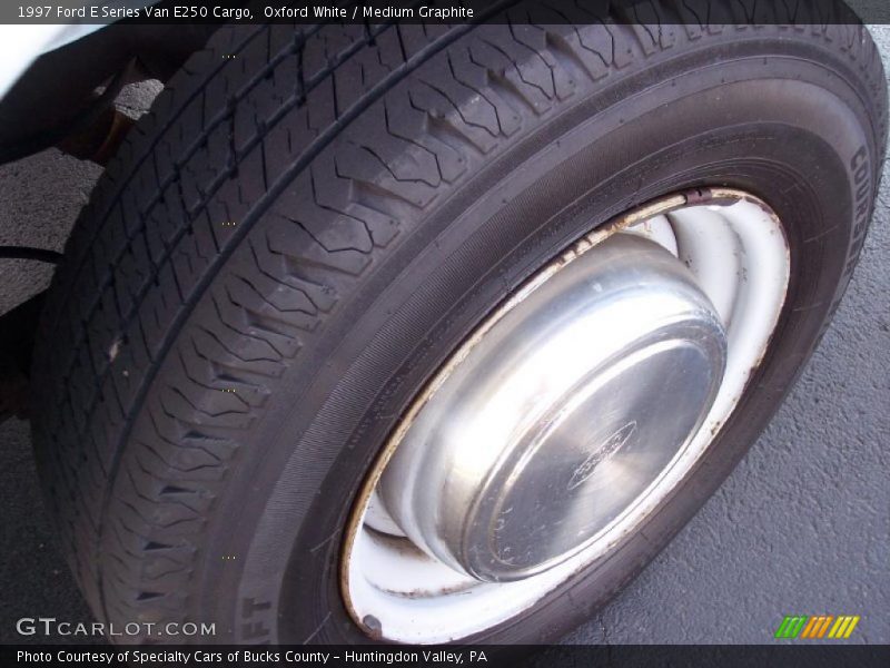 Oxford White / Medium Graphite 1997 Ford E Series Van E250 Cargo