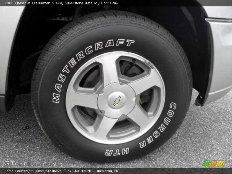 Silverstone Metallic / Light Gray 2006 Chevrolet TrailBlazer LS 4x4