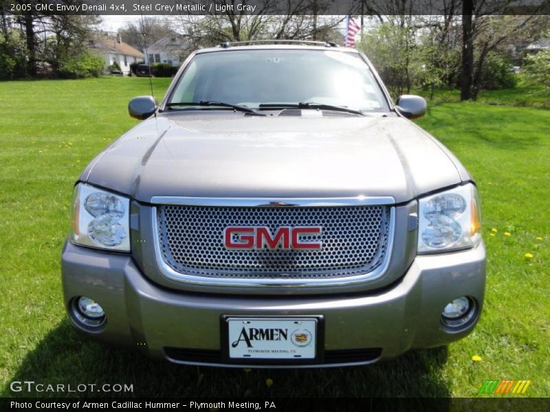 Steel Grey Metallic / Light Gray 2005 GMC Envoy Denali 4x4