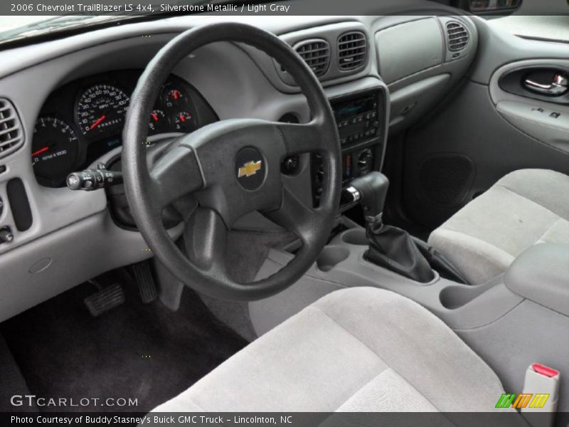 Silverstone Metallic / Light Gray 2006 Chevrolet TrailBlazer LS 4x4