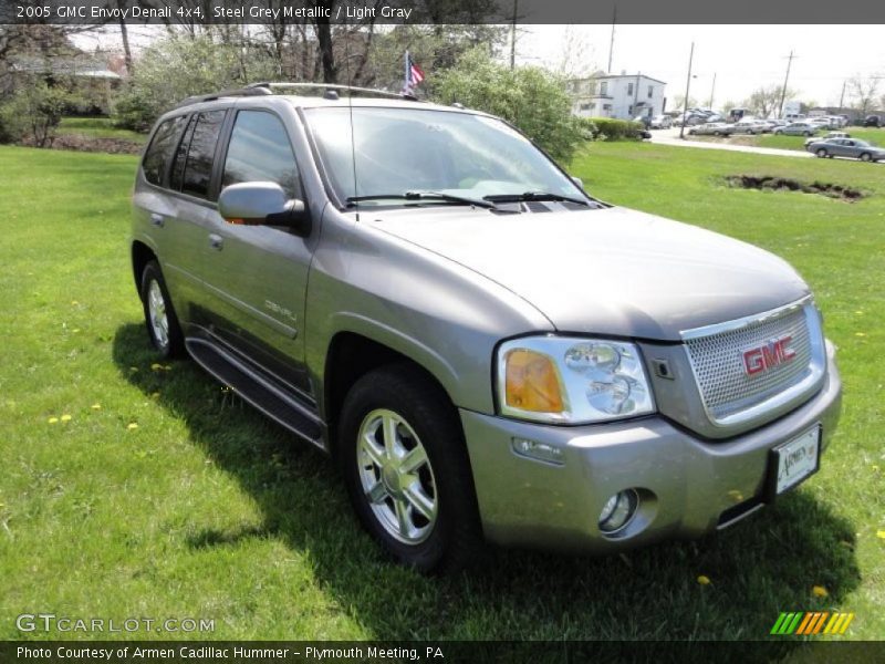 Steel Grey Metallic / Light Gray 2005 GMC Envoy Denali 4x4