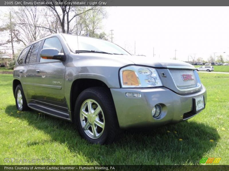 Steel Grey Metallic / Light Gray 2005 GMC Envoy Denali 4x4