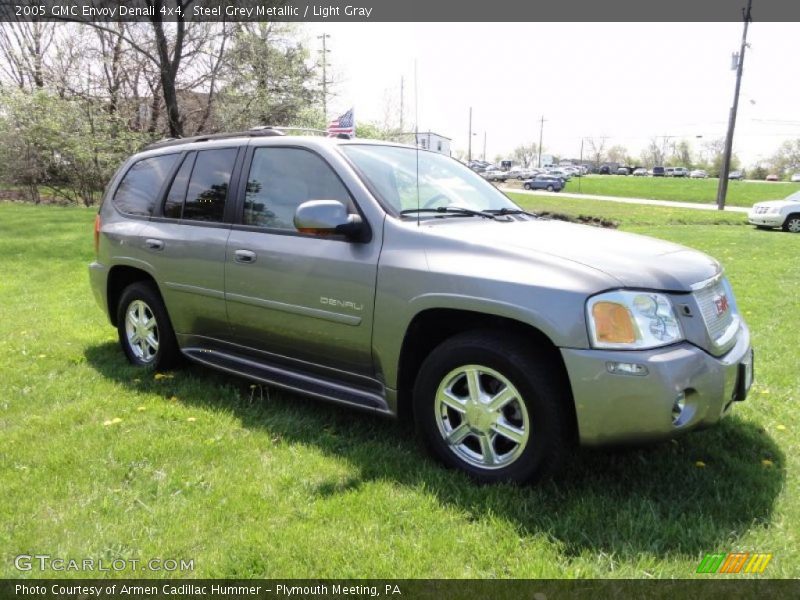 Steel Grey Metallic / Light Gray 2005 GMC Envoy Denali 4x4