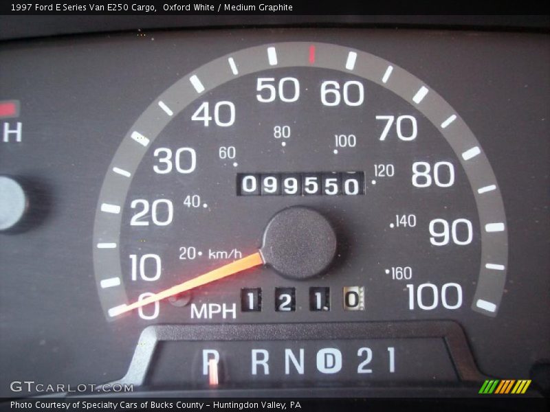 Oxford White / Medium Graphite 1997 Ford E Series Van E250 Cargo