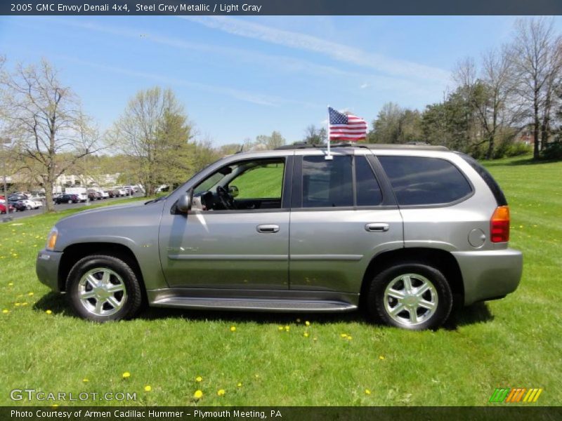 Steel Grey Metallic / Light Gray 2005 GMC Envoy Denali 4x4