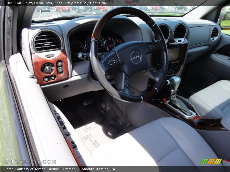 Steel Grey Metallic / Light Gray 2005 GMC Envoy Denali 4x4