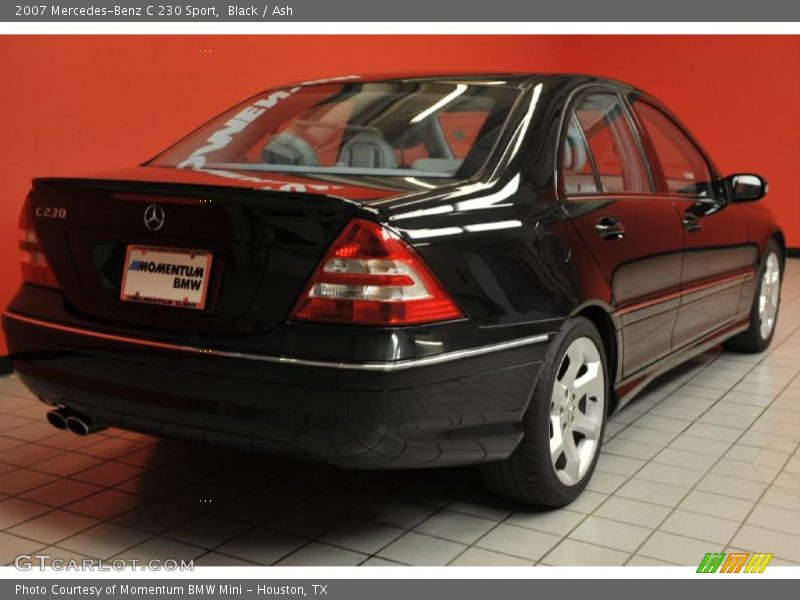 Black / Ash 2007 Mercedes-Benz C 230 Sport