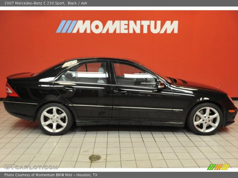 Black / Ash 2007 Mercedes-Benz C 230 Sport