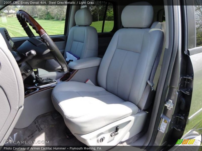 Steel Grey Metallic / Light Gray 2005 GMC Envoy Denali 4x4