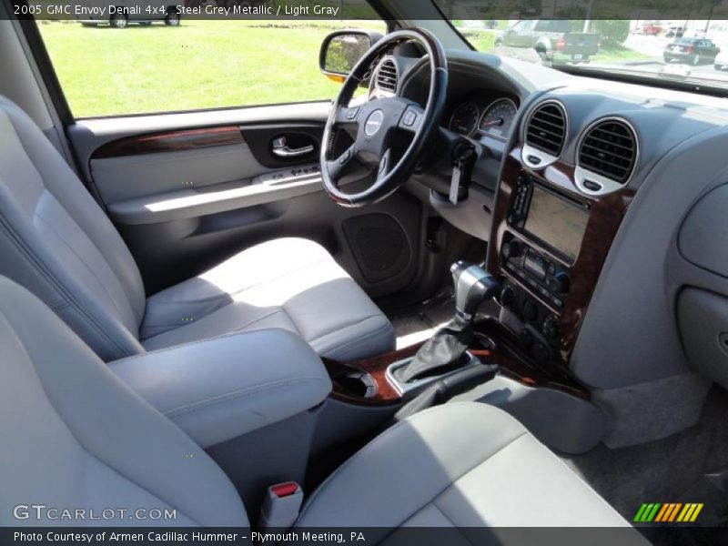 Steel Grey Metallic / Light Gray 2005 GMC Envoy Denali 4x4