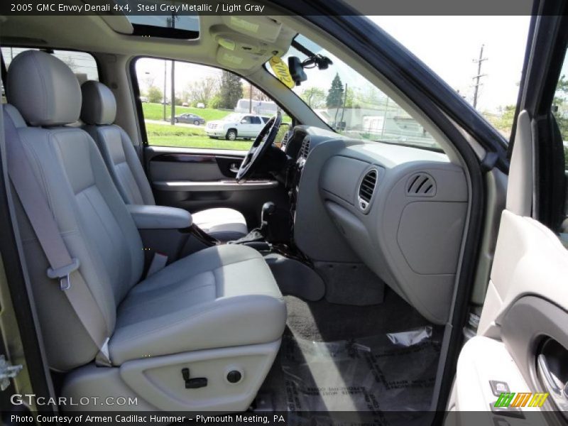 Steel Grey Metallic / Light Gray 2005 GMC Envoy Denali 4x4
