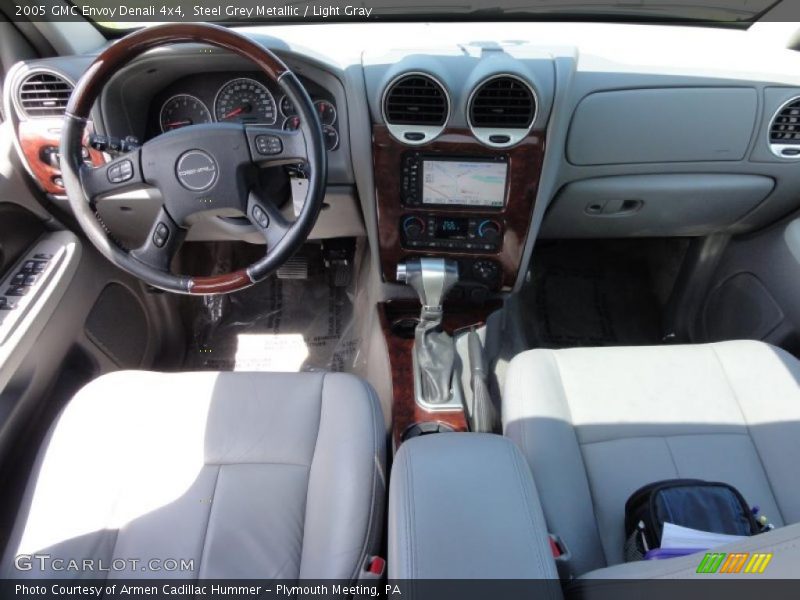 Steel Grey Metallic / Light Gray 2005 GMC Envoy Denali 4x4