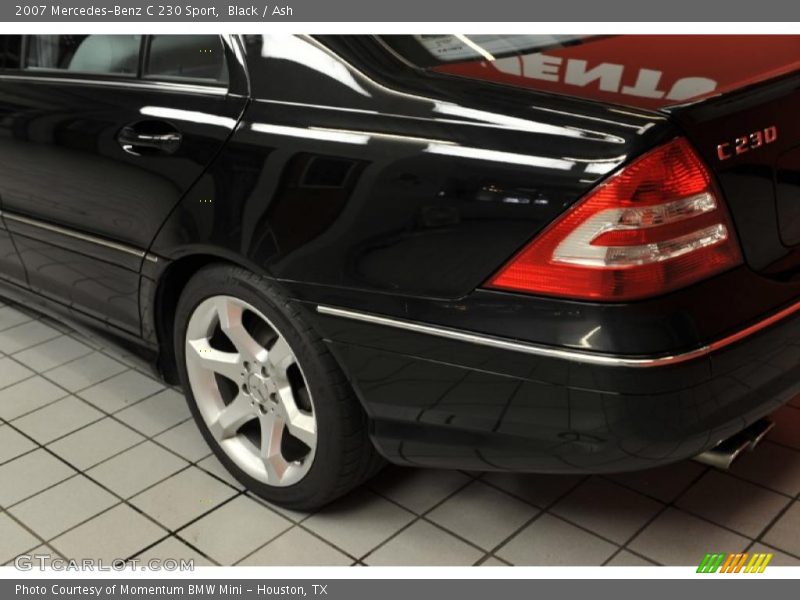 Black / Ash 2007 Mercedes-Benz C 230 Sport