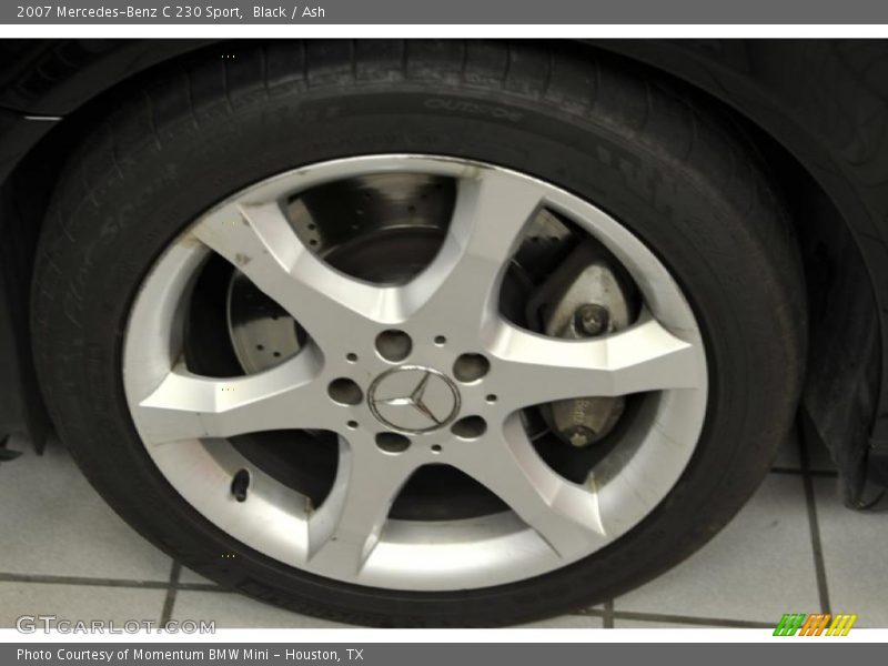 Black / Ash 2007 Mercedes-Benz C 230 Sport